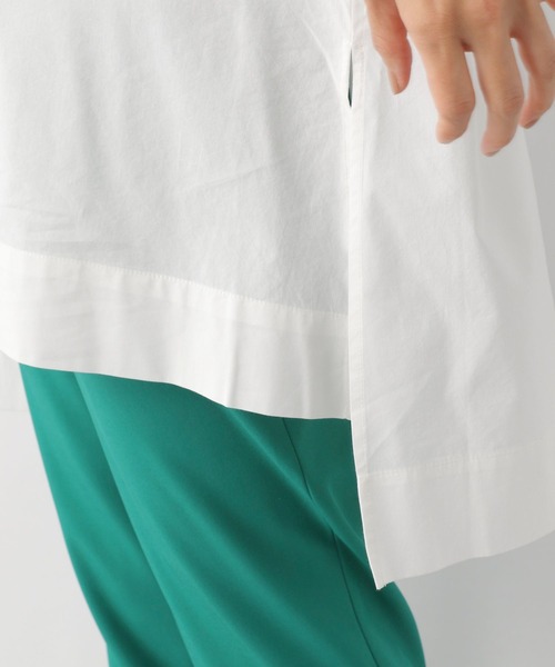 LEPSIM（レプシィム）の「タックデザインブラウスチュニック　256367（シャツ/ブラウス・レディース・オフホワイト/イエロー・FREE）」の12枚目の写真