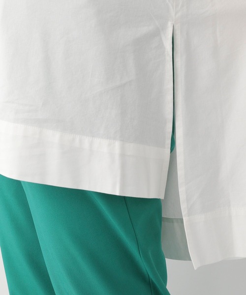 LEPSIM（レプシィム）の「タックデザインブラウスチュニック　256367（シャツ/ブラウス・レディース・オフホワイト/イエロー・FREE）」の13枚目の写真