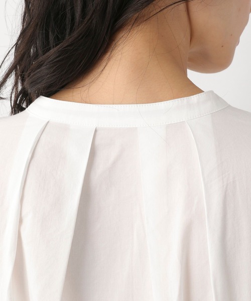 LEPSIM（レプシィム）の「タックデザインブラウスチュニック　256367（シャツ/ブラウス・レディース・オフホワイト/イエロー・FREE）」の14枚目の写真