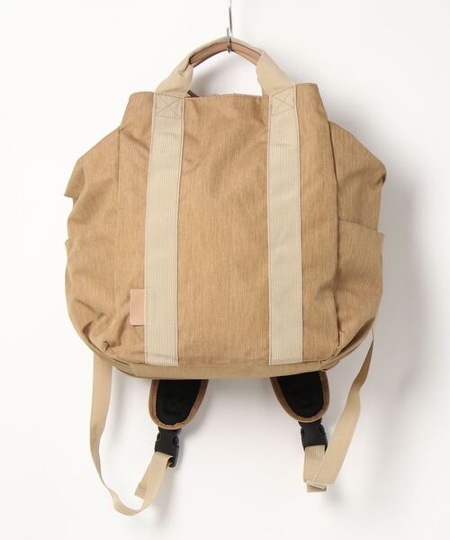 ALL ORDINARIES(オールオーディナリーズ)の「【Nicott(ニコット)】Take Me 3Layer Daypack2 テイクミー 3レイヤーデイパック2(バックパック/リュック・レディース・ブラック/ベージュ/グレー・FREE)」の3枚目の写真
