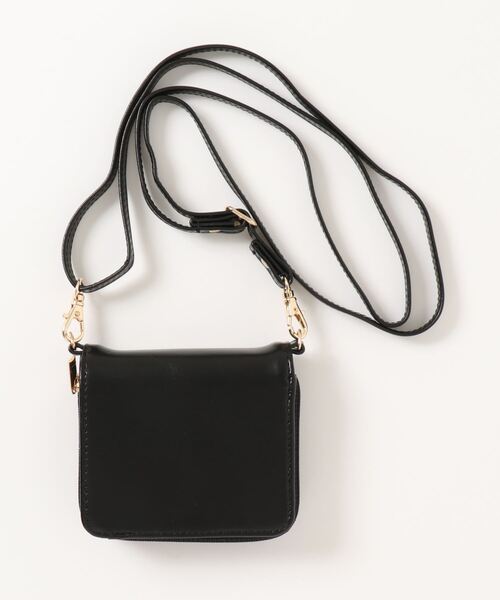 Heather（ヘザー）の「ショルダー付きウォレット　263765（財布・レディース・ブラック/シルバー・ONE SIZE）」の3枚目の写真