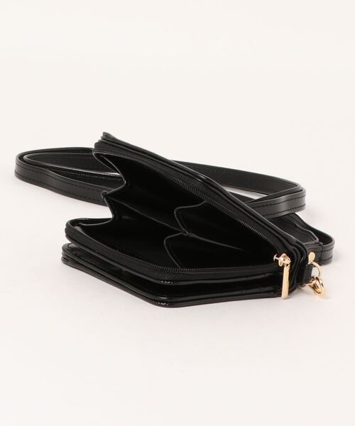 Heather（ヘザー）の「ショルダー付きウォレット　263765（財布・レディース・ブラック/シルバー・ONE SIZE）」の6枚目の写真