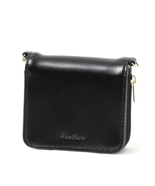 Heather（ヘザー）の「ショルダー付きウォレット　263765（財布・レディース・ブラック/シルバー・ONE SIZE）」の8枚目の写真