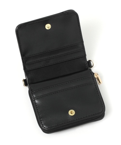 Heather（ヘザー）の「ショルダー付きウォレット　263765（財布・レディース・ブラック/シルバー・ONE SIZE）」の9枚目の写真