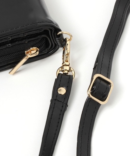 Heather（ヘザー）の「ショルダー付きウォレット　263765（財布・レディース・ブラック/シルバー・ONE SIZE）」の10枚目の写真