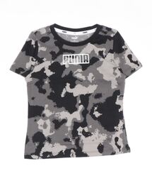 PUMA（プーマ）の「PUMA プーマ キッズ ALPHA AOP 半袖 Tシャツ 120-160cm（Tシャツ/カットソー・キッズ）」