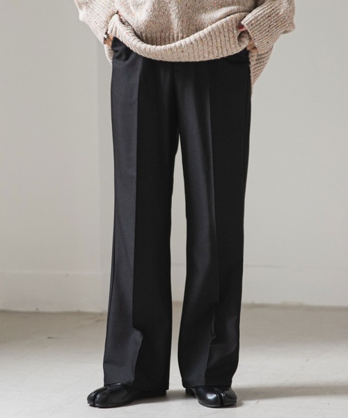 rectangle（レクタングル）の「ハイウエストスラックスパンツ（スラックス・レディース・ブラック/ピンク/イエロー・SMALL/MEDIUM）」の3枚目の写真