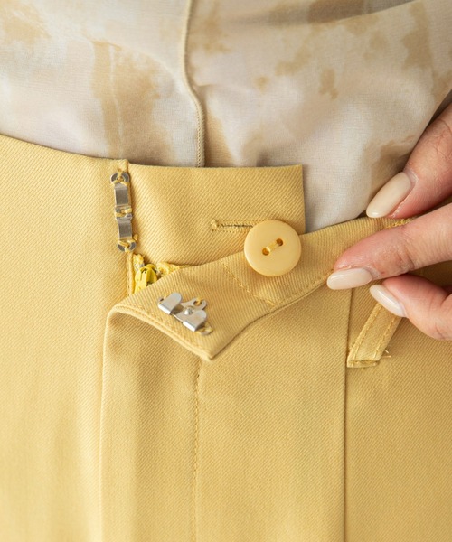 rectangle（レクタングル）の「ハイウエストスラックスパンツ（スラックス・レディース・ブラック/ピンク/イエロー・SMALL/MEDIUM）」の13枚目の写真