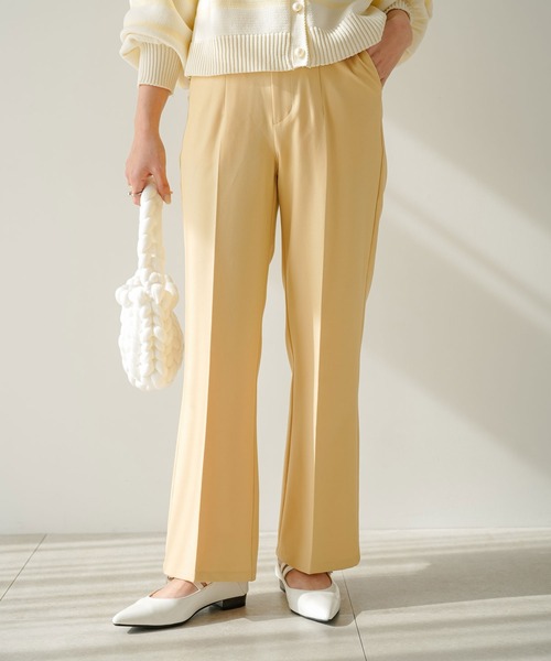 rectangle（レクタングル）の「ハイウエストスラックスパンツ（スラックス・レディース・ブラック/ピンク/イエロー・SMALL/MEDIUM）」の19枚目の写真