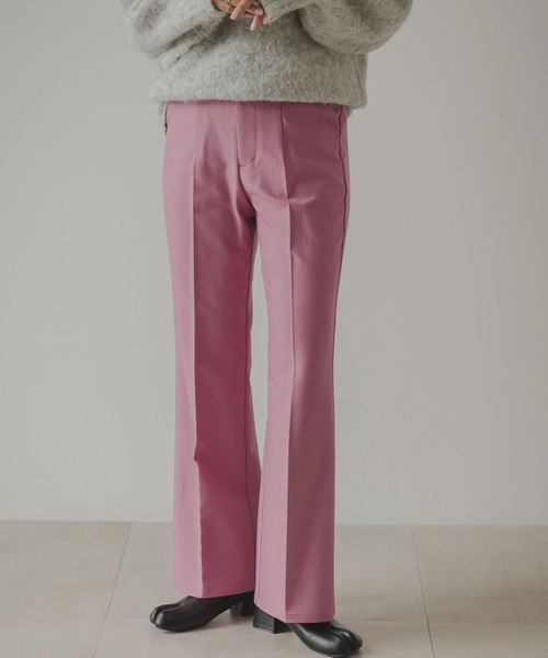 rectangle（レクタングル）の「ハイウエストスラックスパンツ（スラックス・レディース・ブラック/ピンク/イエロー・SMALL/MEDIUM）」の18枚目の写真