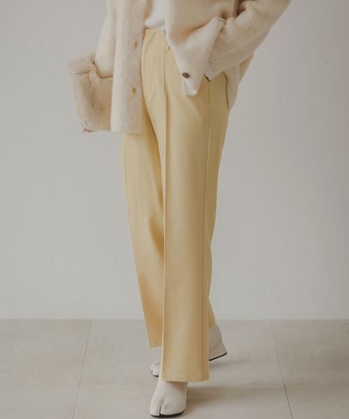 rectangle（レクタングル）の「ハイウエストスラックスパンツ（スラックス・レディース・ブラック/ピンク/イエロー・SMALL/MEDIUM）」の15枚目の写真