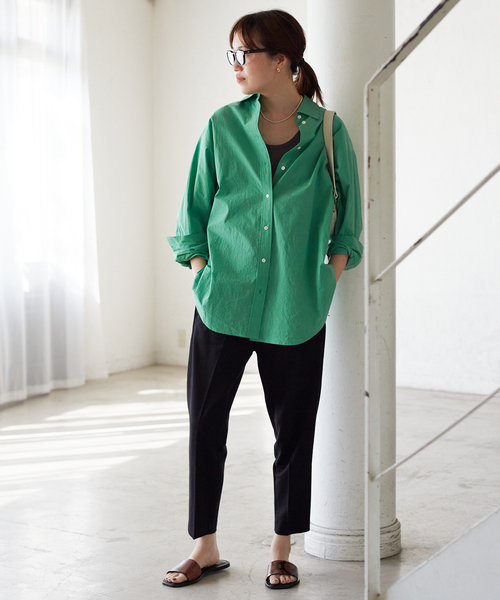 SLOBE IENA(スローブイエナ)の「インレーイージーパンツ◆(その他パンツ・レディース・ブラック/レッド/ベージュ・38/36)」の5枚目の写真