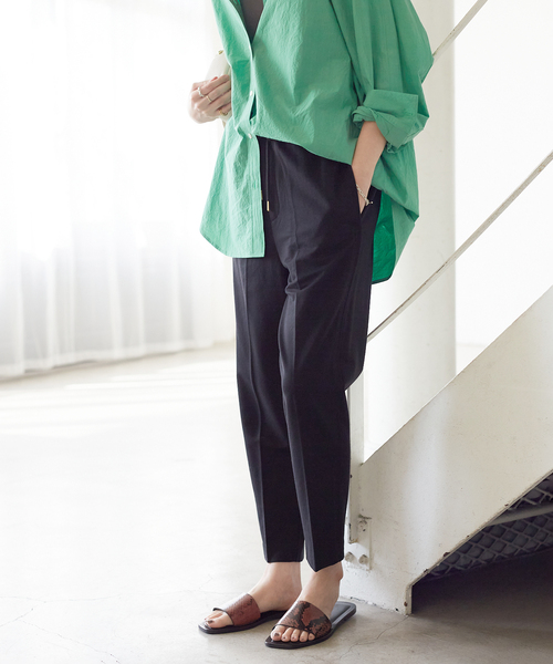 SLOBE IENA(スローブイエナ)の「インレーイージーパンツ◆(その他パンツ・レディース・ブラック/レッド/ベージュ・38/36)」の11枚目の写真
