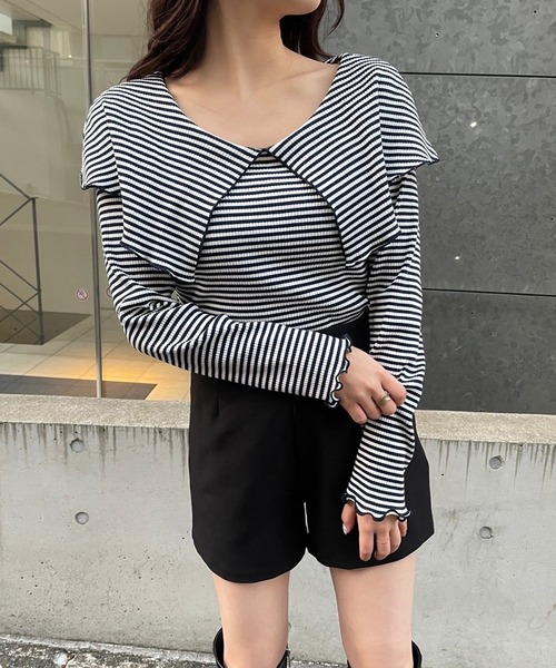 one after another NICE CLAUP(ワンアフターアナザーナイスクラップ)の「美シルエットシンプルショートパンツ(その他パンツ・レディース・ブラック/ブラウン/チェック・FREE)」の15枚目の写真