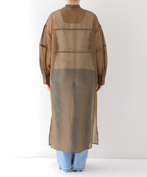クラネ SLOBE IENA おまとめ CLANE/クラネ】 SWITCH DESIGN LONG SHEER SHIRTワンピース