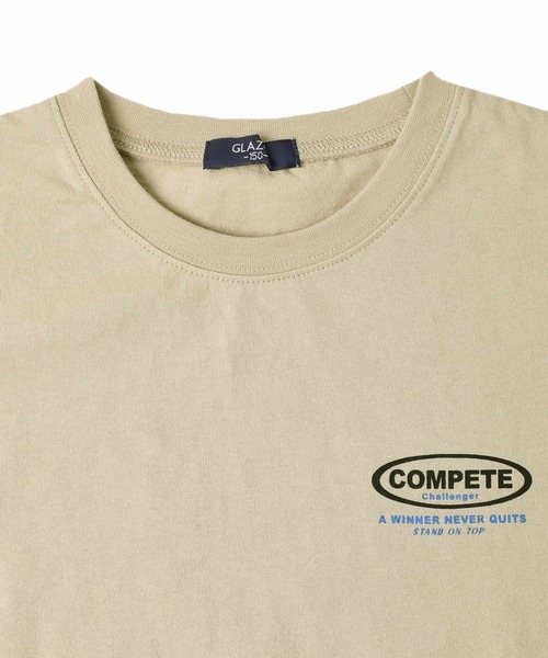 GLAZOS(グラソス)の「OE天竺・ドロップショルダースリーブプリント長袖Tシャツ(Tシャツ/カットソー・キッズ・ベージュ系その他/ブラック/ライム・170cm/130cm/140cm/150cm/160cm)」の10枚目の写真