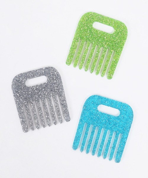 WC（ダブル シー）の「ラメヘアコーム（バレッタ/ヘアクリップ・レディース・ホワイト/ブルー/グリーン・FREE）」の15枚目の写真