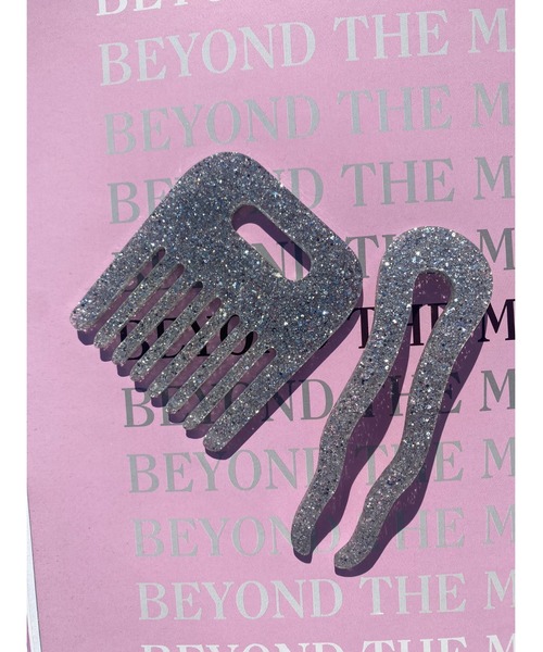 WC（ダブル シー）の「ラメヘアコーム（バレッタ/ヘアクリップ・レディース・ホワイト/ブルー/グリーン・FREE）」の10枚目の写真