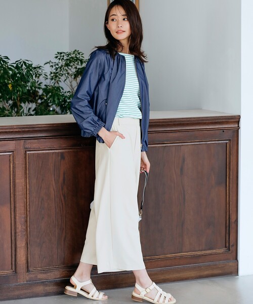 grove（グローブ）の「◇ノーカラーギャザーブルゾン（ブルゾン）」 - WEAR