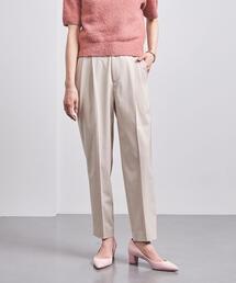UNITED ARROWS | ＜UNITED ARROWS＞CU/C/PU タック テーパードパンツ B(その他パンツ)