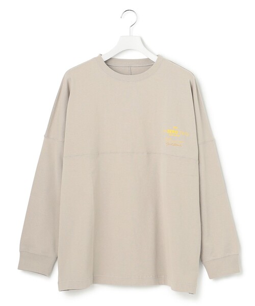 J.PRESS YORK STREET（ジェイプレスヨークストリート）の「【UNISEX】天竺ドルマンロングTシャツ（Tシャツ/カットソー・メンズ・ホワイト系/ベージュ系/ネイビー系・SMALL/MEDIUM/LARGE）」の6枚目の写真