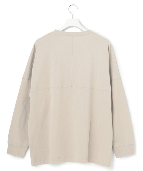 J.PRESS YORK STREET（ジェイプレスヨークストリート）の「【UNISEX】天竺ドルマンロングTシャツ（Tシャツ/カットソー・メンズ・ホワイト系/ベージュ系/ネイビー系・SMALL/MEDIUM/LARGE）」の7枚目の写真