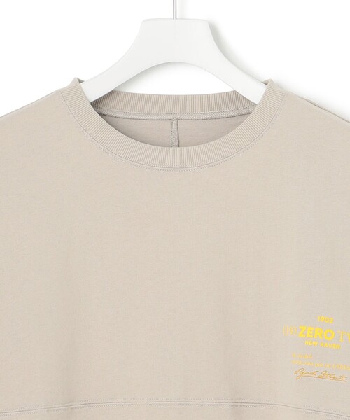 J.PRESS YORK STREET（ジェイプレスヨークストリート）の「【UNISEX】天竺ドルマンロングTシャツ（Tシャツ/カットソー・メンズ・ホワイト系/ベージュ系/ネイビー系・SMALL/MEDIUM/LARGE）」の8枚目の写真