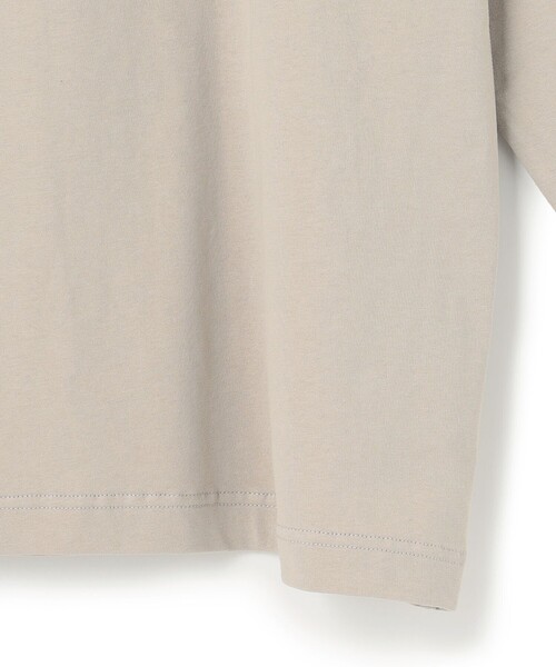 J.PRESS YORK STREET（ジェイプレスヨークストリート）の「【UNISEX】天竺ドルマンロングTシャツ（Tシャツ/カットソー・メンズ・ホワイト系/ベージュ系/ネイビー系・SMALL/MEDIUM/LARGE）」の10枚目の写真