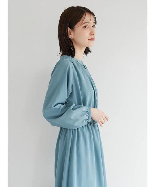 Green　Parks（グリーンパークス）の「2WAYサテンワンピース（ワンピース・レディース・ライトブルー/ライトグリーン/ライトベージュ・FREE）」の13枚目の写真