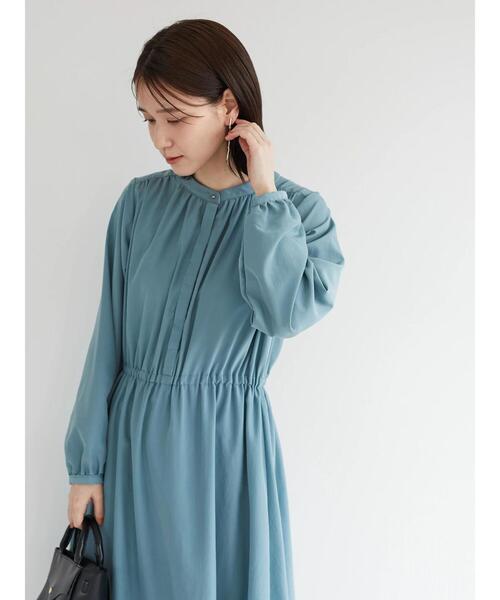 Green　Parks（グリーンパークス）の「2WAYサテンワンピース（ワンピース・レディース・ライトブルー/ライトグリーン/ライトベージュ・FREE）」の4枚目の写真