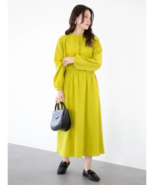 Green　Parks（グリーンパークス）の「2WAYサテンワンピース（ワンピース・レディース・ライトブルー/ライトグリーン/ライトベージュ・FREE）」の17枚目の写真