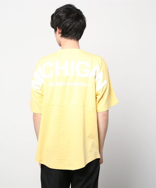 SITRY（シトリー）の「oversize back print T-shirt/オーバーサイズ バックプリント　Tシャツ（Tシャツ/カットソー・メンズ・ホワイト/アッシュグレー/ブラック/ブラック×ホワイト/イエロー/グリーン/ホワイト系その他/グレイッシュブルー/レッド系その他/ブラック系その他・M/L）」の12枚目の写真