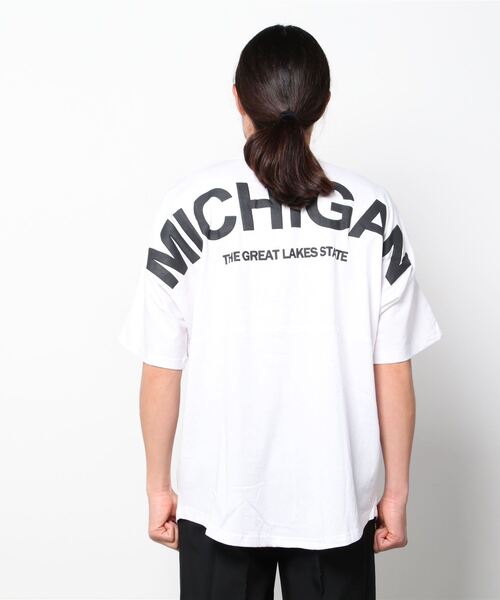 SITRY（シトリー）の「oversize back print T-shirt/オーバーサイズ バックプリント　Tシャツ（Tシャツ/カットソー・メンズ・ホワイト/アッシュグレー/ブラック/ブラック×ホワイト/イエロー/グリーン/ホワイト系その他/グレイッシュブルー/レッド系その他/ブラック系その他・M/L）」の17枚目の写真