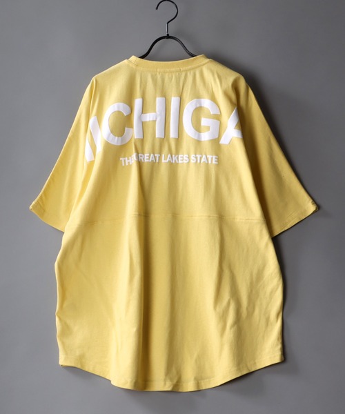 SITRY（シトリー）の「oversize back print T-shirt/オーバーサイズ バックプリント　Tシャツ（Tシャツ/カットソー・メンズ・ホワイト/アッシュグレー/ブラック/ブラック×ホワイト/イエロー/グリーン/ホワイト系その他/グレイッシュブルー/レッド系その他/ブラック系その他・M/L）」の9枚目の写真