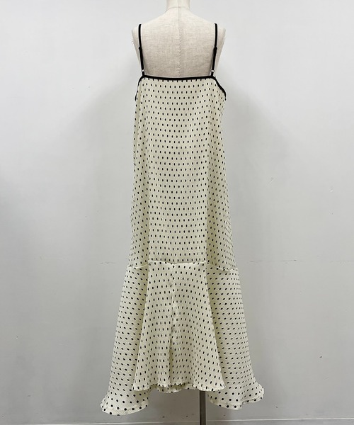 PICCIN（ピッチン）の「ドットキャミワンピース（ワンピース・レディース・オフホワイト/ブラック・M/L）」の10枚目の写真