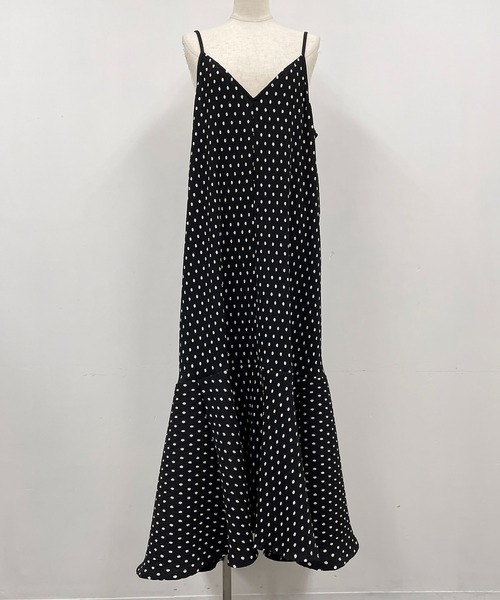 PICCIN（ピッチン）の「ドットキャミワンピース（ワンピース・レディース・オフホワイト/ブラック・M/L）」の13枚目の写真