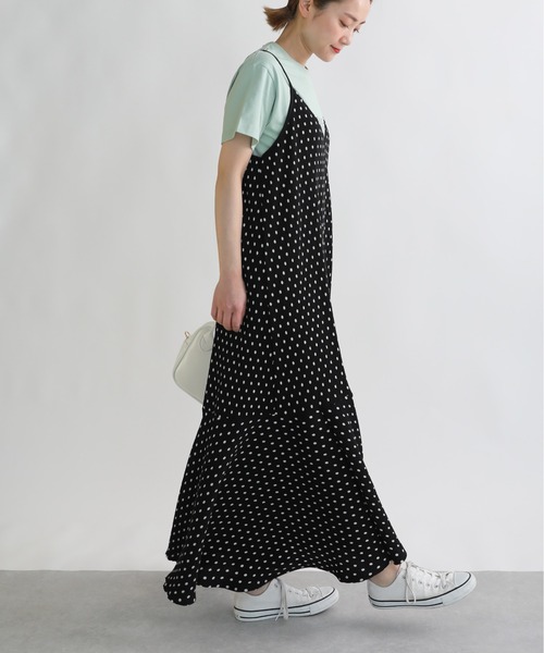 PICCIN（ピッチン）の「ドットキャミワンピース（ワンピース・レディース・オフホワイト/ブラック・M/L）」の19枚目の写真