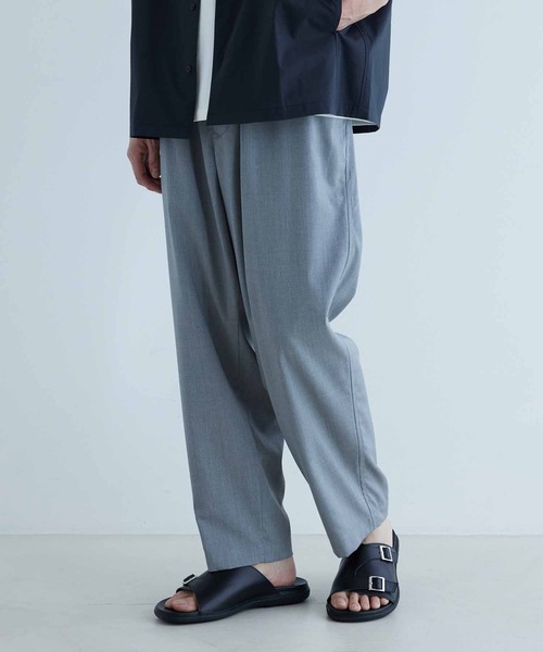 ADAM ET ROPE'（アダムエロペ）の「【Loro Piana】テーパード アンクル イージースラックス（スラックス・メンズ・ライトグレー/キャメル/ブルー系その他3・M/L）」の5枚目の写真