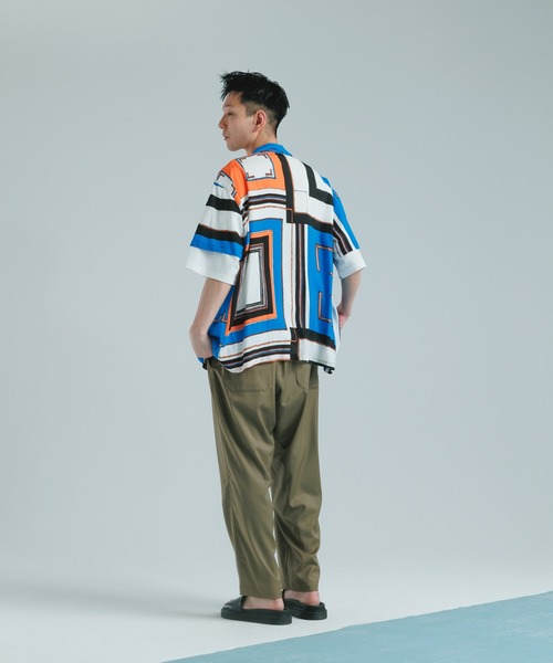 ADAM ET ROPE'（アダムエロペ）の「【Loro Piana】テーパード アンクル イージースラックス（スラックス・メンズ・ライトグレー/キャメル/ブルー系その他3・M/L）」の17枚目の写真