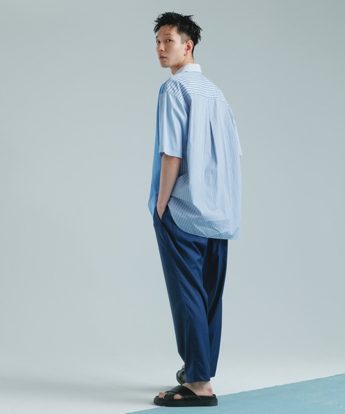 ADAM ET ROPE'（アダムエロペ）の「【Loro Piana】テーパード アンクル イージースラックス（スラックス・メンズ・ライトグレー/キャメル/ブルー系その他3・M/L）」の21枚目の写真