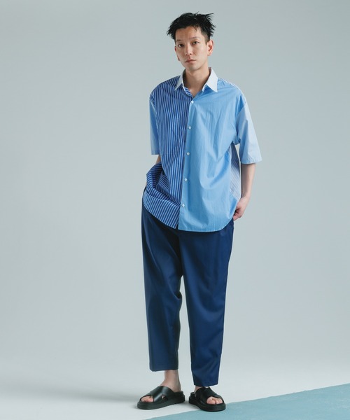 ADAM ET ROPE'（アダムエロペ）の「【Loro Piana】テーパード アンクル イージースラックス（スラックス・メンズ・ライトグレー/キャメル/ブルー系その他3・M/L）」の22枚目の写真