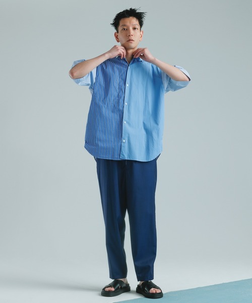 ADAM ET ROPE'（アダムエロペ）の「【Loro Piana】テーパード アンクル イージースラックス（スラックス・メンズ・ライトグレー/キャメル/ブルー系その他3・M/L）」の20枚目の写真