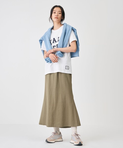 J.PRESS YORK STREET（ジェイプレスヨークストリート）の「【UNISEX】YALE × J.PRESS YORK STREET コラボTシャツ（Tシャツ/カットソー・メンズ・ホワイト系/ライトグレー系/ネイビー系・SMALL/MEDIUM/LARGE）」の4枚目の写真