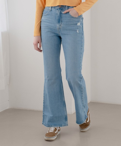 Levi's（リーバイス）の「Levi's/リーバイス 70S HIGH FLARE MARIN BABE（デニムパンツ・レディース・ライトインディゴブルー・25inch/24inch/26inch/28inch/23inch/27inch）」の16枚目の写真