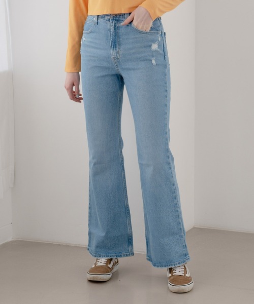 Levi's（リーバイス）の「Levi's/リーバイス 70S HIGH FLARE MARIN BABE（デニムパンツ・レディース・ライトインディゴブルー・25inch/24inch/26inch/28inch/23inch/27inch）」の14枚目の写真