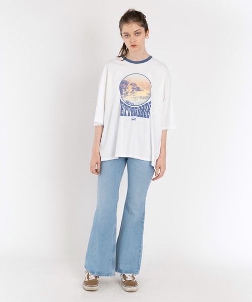 Levi's（リーバイス）の「Levi's/リーバイス 70S HIGH FLARE MARIN BABE（デニムパンツ・レディース・ライトインディゴブルー・25inch/24inch/26inch/28inch/23inch/27inch）」の10枚目の写真