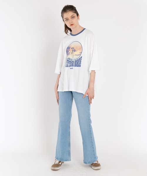 Levi's（リーバイス）の「Levi's/リーバイス 70S HIGH FLARE MARIN BABE（デニムパンツ・レディース・ライトインディゴブルー・25inch/24inch/26inch/28inch/23inch/27inch）」の12枚目の写真