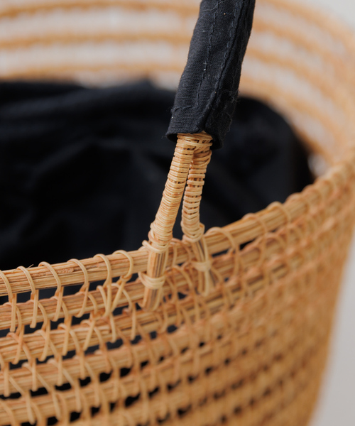 collex（コレックス）の「【TARANGO】 ワンハンドルカゴバッグ(plain)（かごバッグ・レディース・ブラック・フリー）」の7枚目の写真