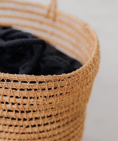 collex（コレックス）の「【TARANGO】 ワンハンドルカゴバッグ(plain)（かごバッグ・レディース・ブラック・フリー）」の8枚目の写真