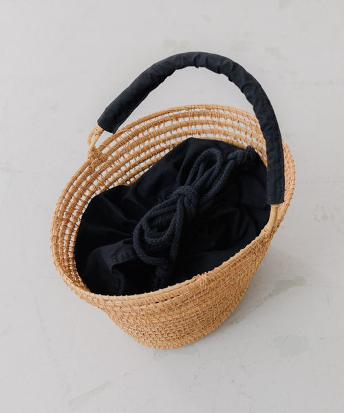 collex（コレックス）の「【TARANGO】 ワンハンドルカゴバッグ(plain)（かごバッグ・レディース・ブラック・フリー）」の11枚目の写真